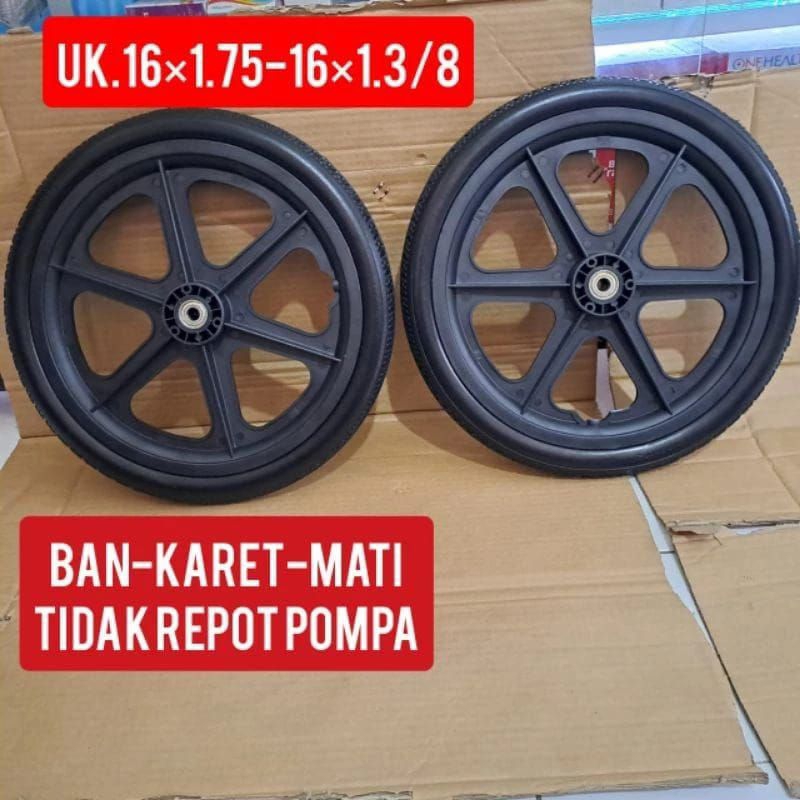 RODA BELAKANG KURSI RODA UKURAN 16