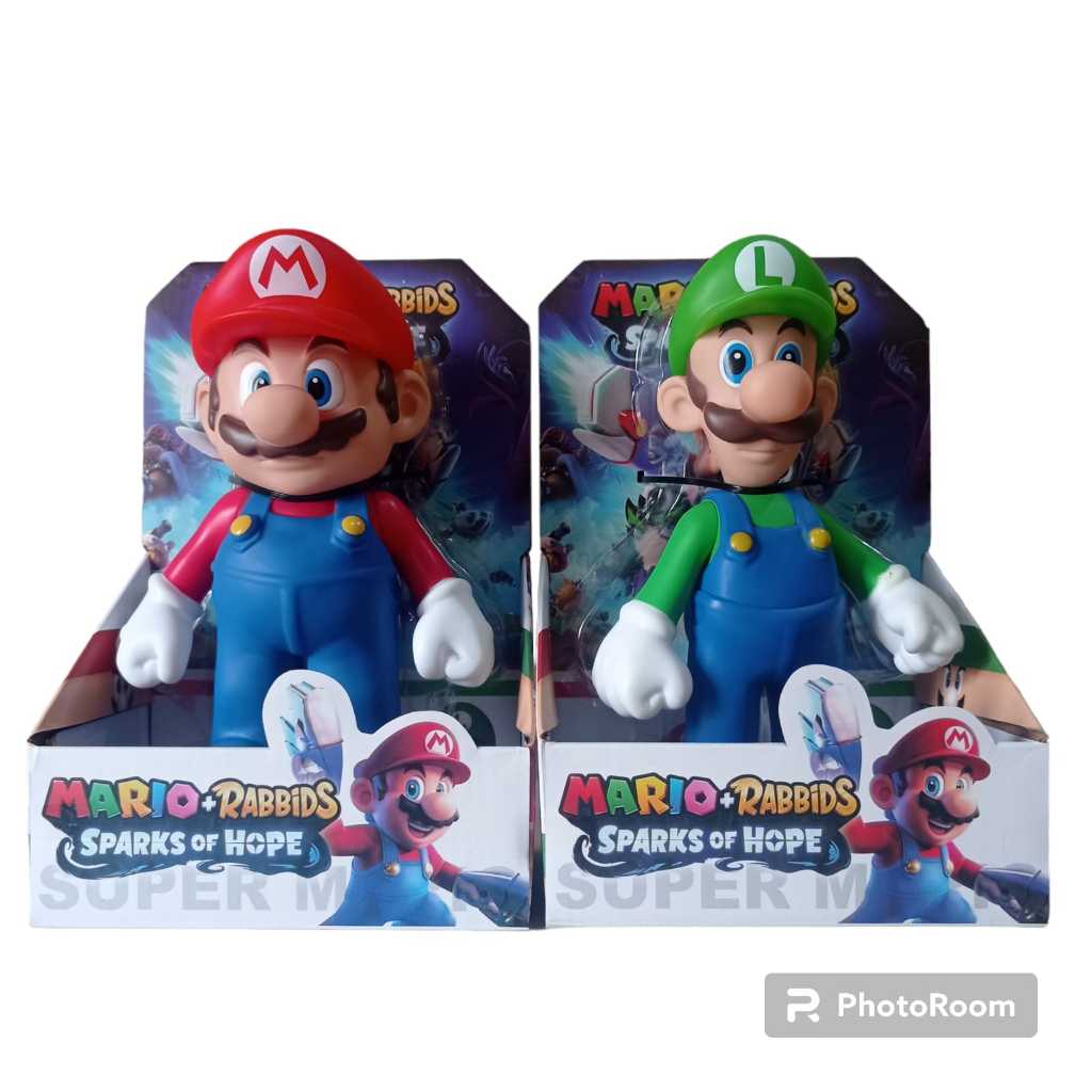Action Figure Super MARIO + RABBIDS SPARKS OF HOPE 23 cm