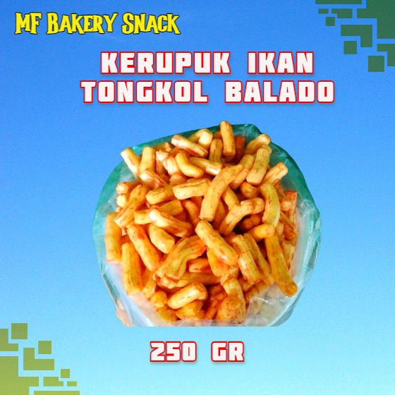 

Stik Krupuk Tongkol Rasa Balado Gurih Renyah 250 gram