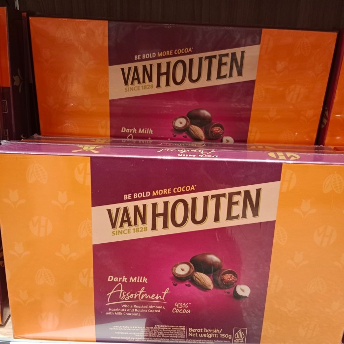 

VAN HOUTEN DARK MILK DRAGEES 150 GR 1 KARTON | ALMOND - ASSORTMENT