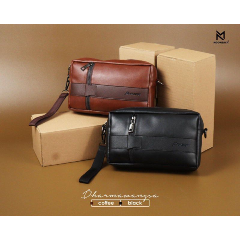 Dharmawangsa Tas Cowok Terlaris Original Brand Moonzaya