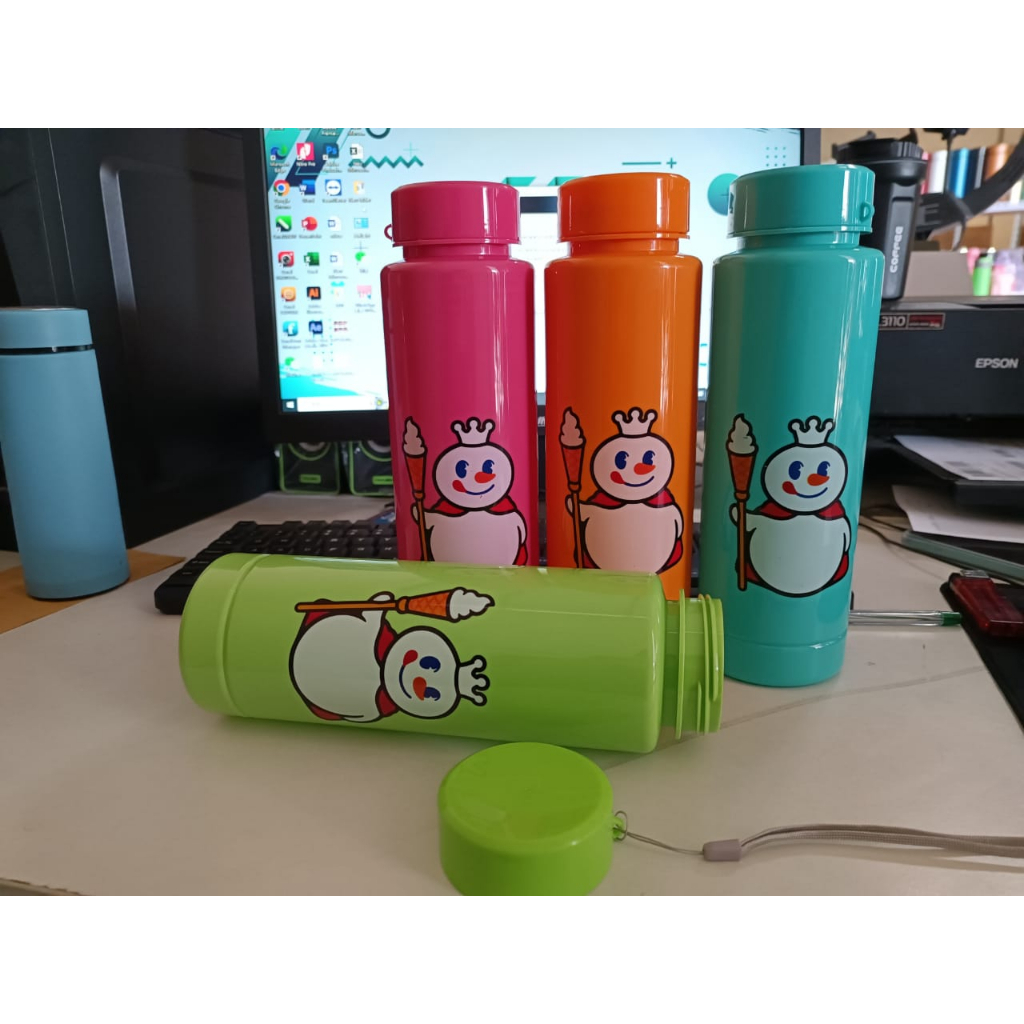 botol mixue kapasitas 1000ml bottle jumbo lucu