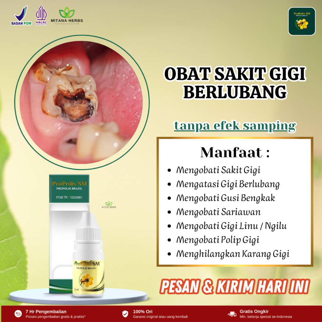 Obat Sakit Gigi Berlubang, Obat Gusi Bengkak, Obat Gigi Ngilu, Obat Bau Mulut, Obat Gigi Berlubang A