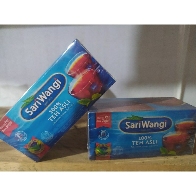 

PAKET HEMAT ,TEH CELUP SARIWANGI KOTAK ISI 25 PCS HARGA HEMAT 2 KOTAK Rp 15.000