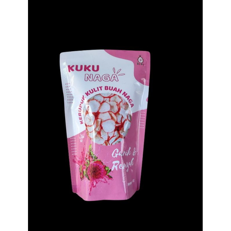 

kuku naga (kerupuk kulit buah naga)