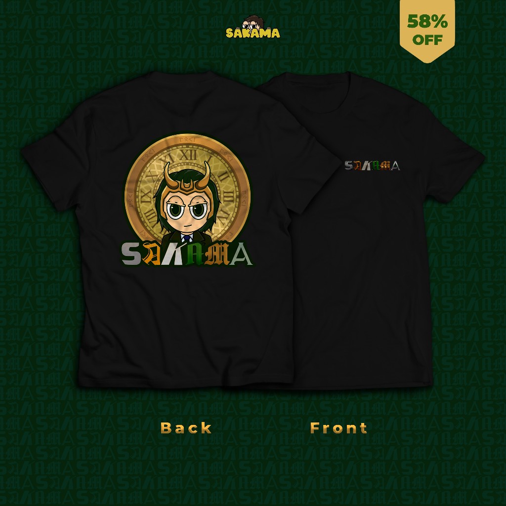 The Mischievous Variant - Kaos Pria Marvel Parodi Loki T-Shirt