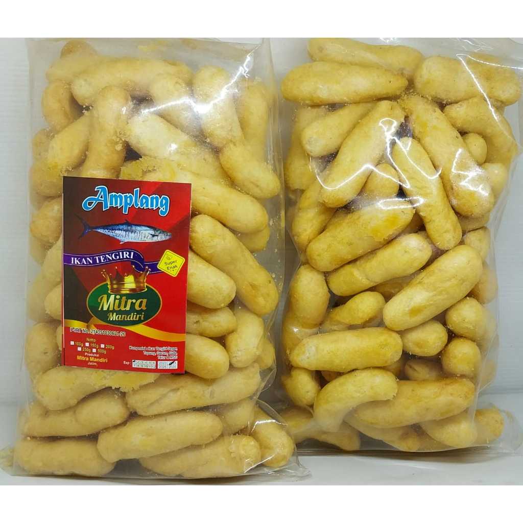 

Krupuk Amplang Ikan Tenggiri Kemasan JUMBO