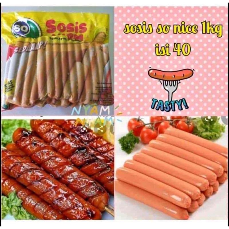 

Sosis So Nice kemasan 1 kg