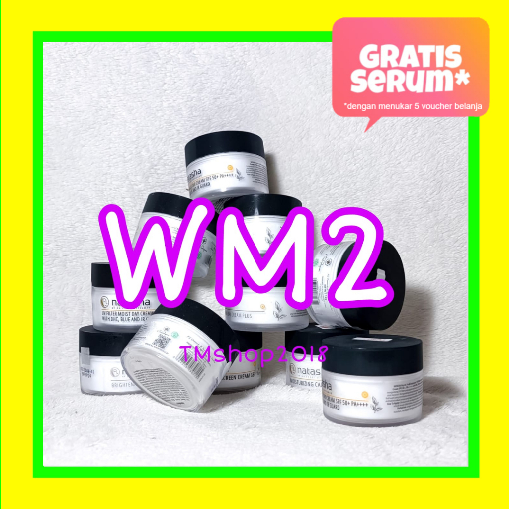 Krim Malam Natasha WM2 Whitening Night Cream 10 gram dr Fredi Setyawan Skincare Original Krim Malam 