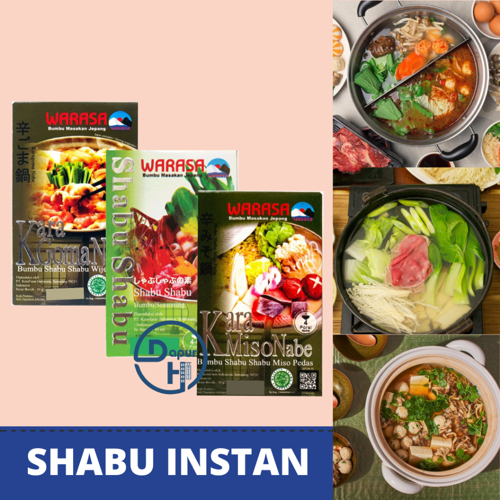 

WARASA Bumbu Shabu-Shabu Instan40 ml Halal │ Bahan Kuah Sabusabu Praktis--