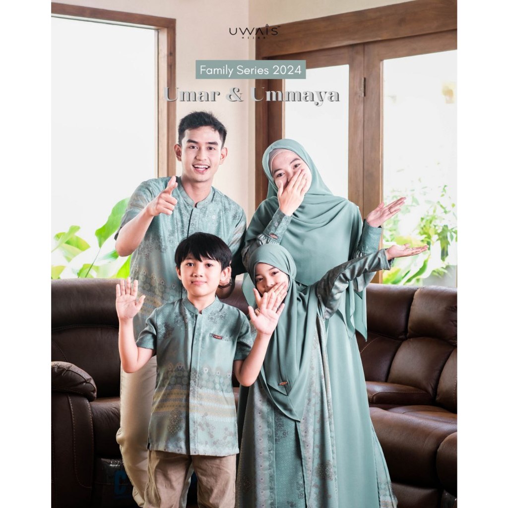 UWAIS HIJAB UMAR & UMMAYA TOSCA FAMILY 2024// SARIMBIT KELUARGA TERBARU// READY STOK & SIAP KIRIM