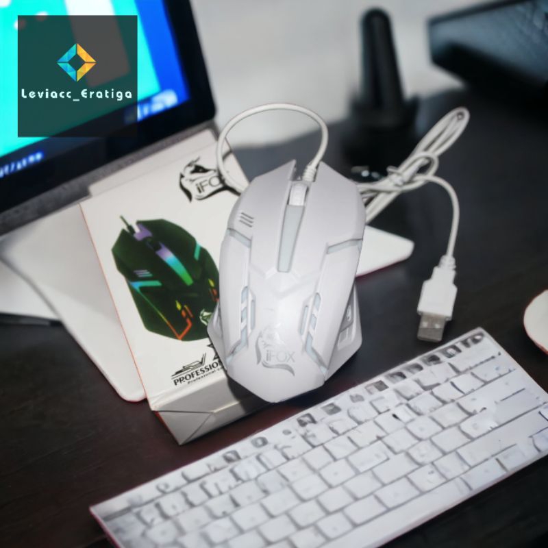 Mouse Gaming X1 Nuos LED RGB USB Kabel Rainbow