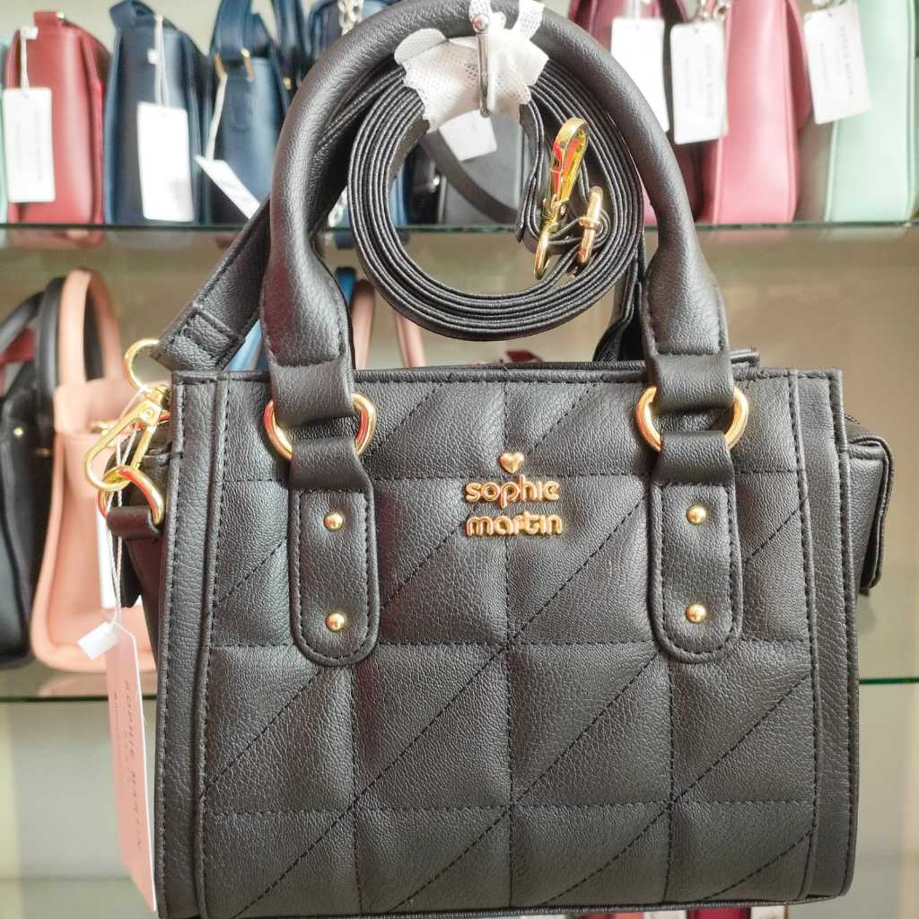 TAS CANGKLONG WANITA IMPORT SOPHIE MARTIN = GEMAYA BLACK
