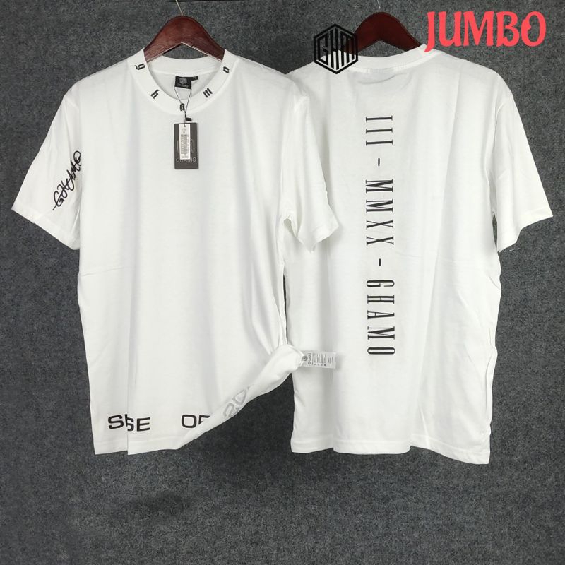 Baju Kaos Jumbo / Jumbo XXL XXXL / Kaos Distro Original Ghamo / Kaos Distro Pria Terbaru Termurah Ba