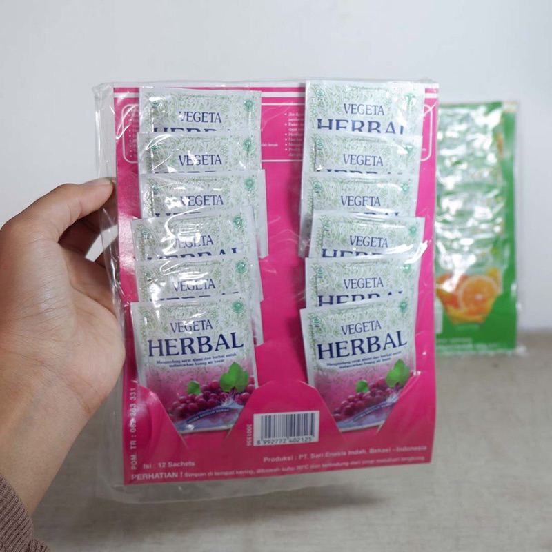 

Vegeta Herbal Anggur Saset isi 12pcs