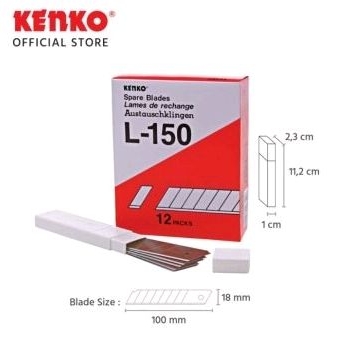 

SJS isi cutter L-150 KENKO /cutting Blade/ Refill cutter (12 paks)