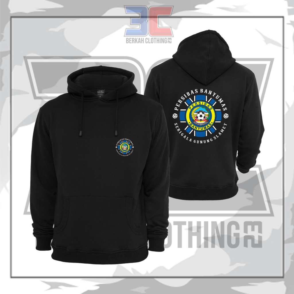 Hoodie Jaket SUPORTER  PERSIBAS BANYUMAS Serigala Gunung Slamet