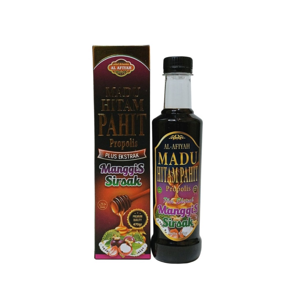 

Madu hitam pahit plus sirsak manggis alafiyah