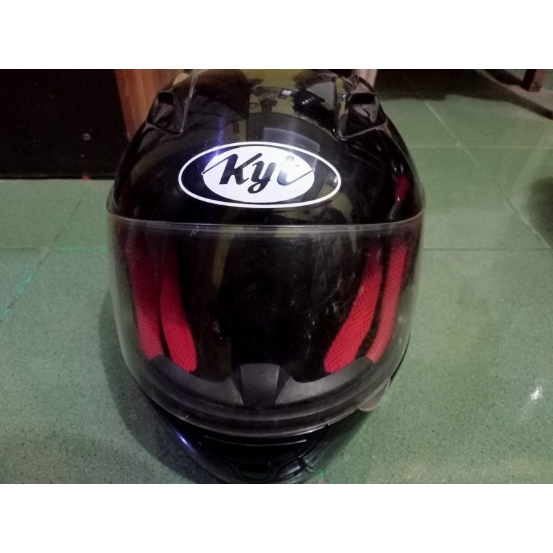 Helm KYT RC 7 Hitam Glossy Second Original Termurah