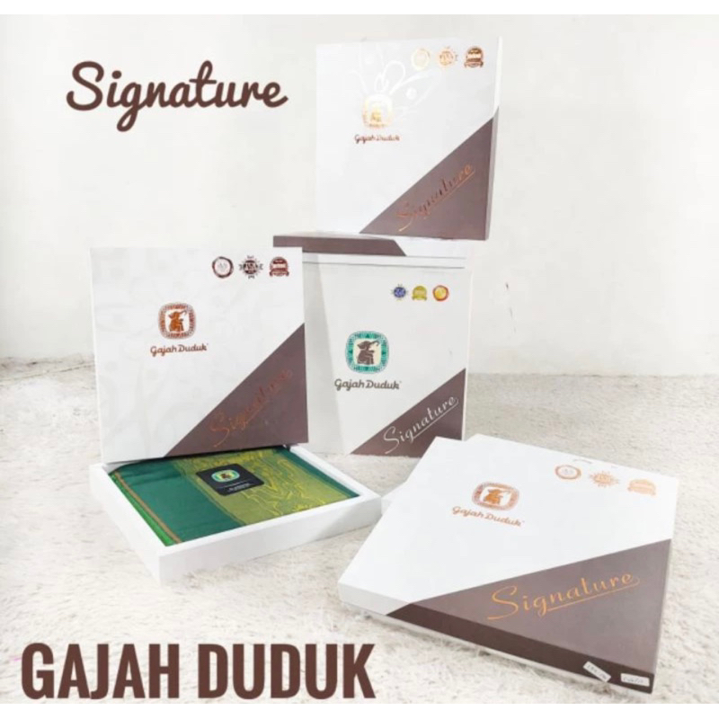 [GROSIR] Sarung Tenun Premium Gajah Duduk Signature ~ Kain Sarung Gajah Duduk Signature