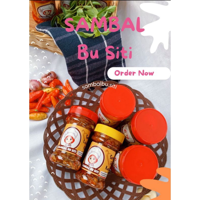 

Sambal Bu Siti Cumi Pedas Sedang (150g)