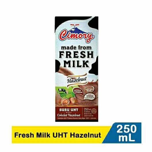 

Cimory fresh milk Uht hazelnut 250 ml