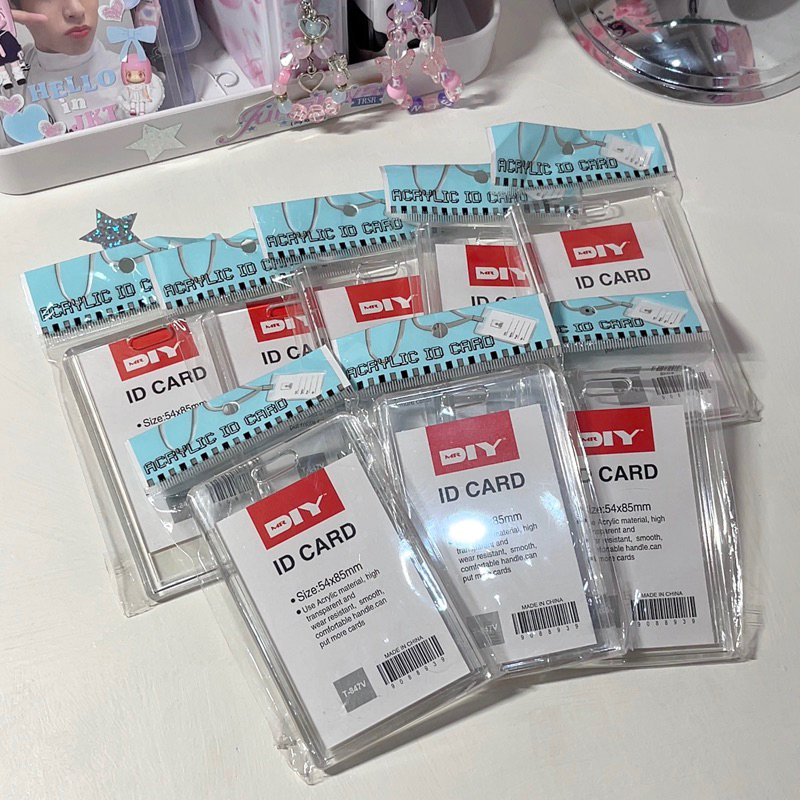 

acrylic card holder mr diy photocard holder cahol