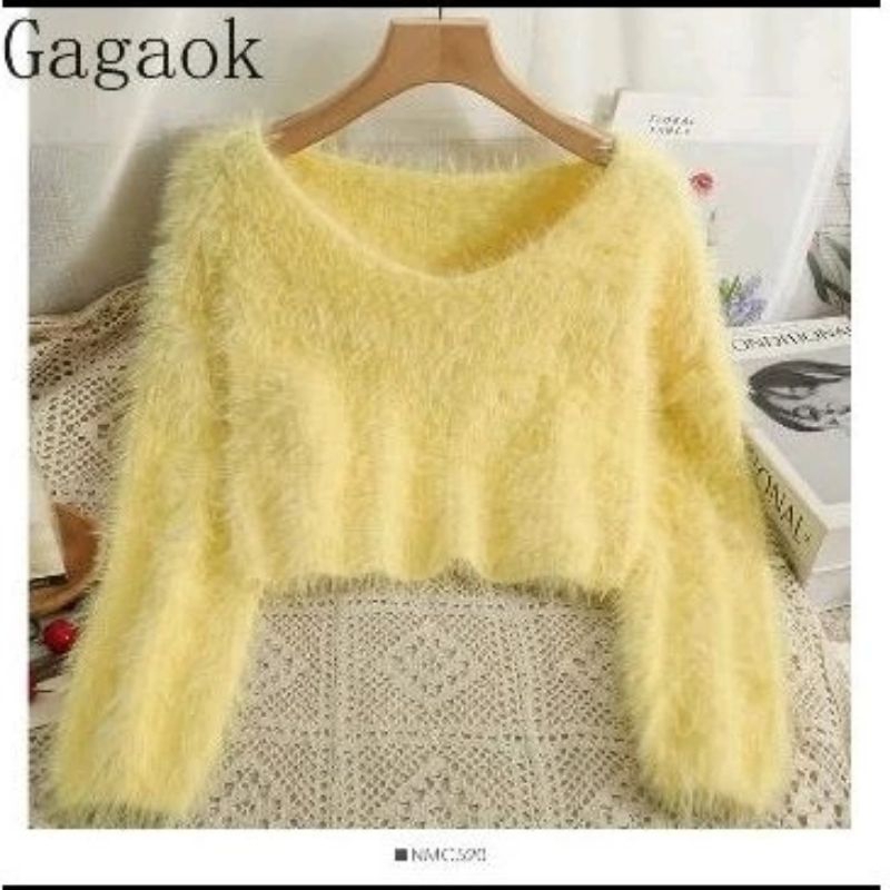 Galeri Sweater Korea style/ Blouse Bulu Wanita/ Atasan Wanita Bulu Import