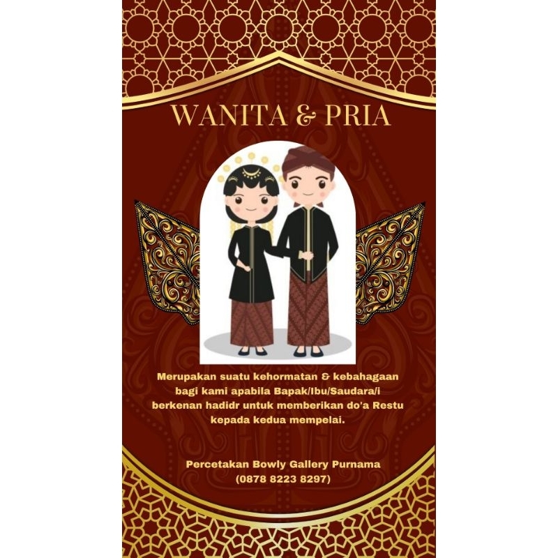 Video Undangan Digital Pernikahan - Video Undangan Pernikahan - Tema Jawa Merah