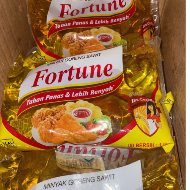 

minyak goreng fortune bantal 1liter