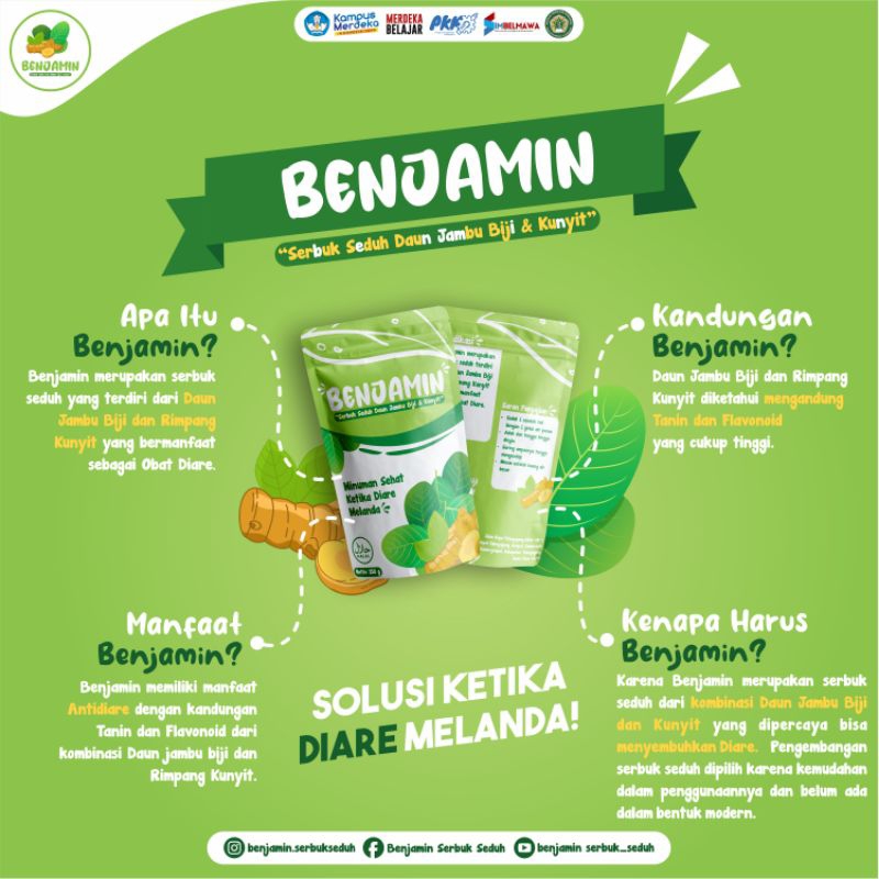 

BENJAMIN (SERBUK SEDUH DAUN JAMBU BIJI DAN KUNYIT)