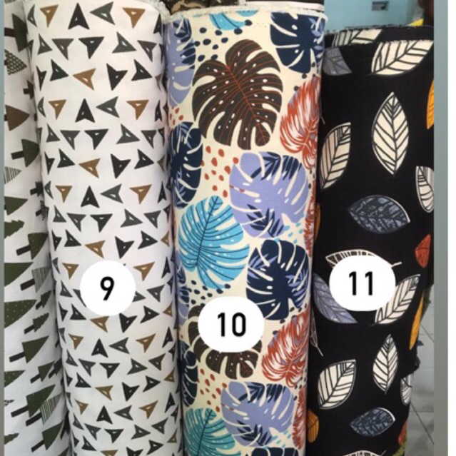 Bahan kanvas/Kain kanvas motif/Bunga