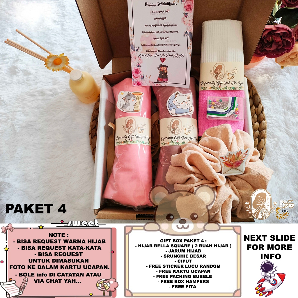 

Hampers Cewek Muslimah / hampers cewek ulang tahun / hampers cewek hijab / kado ulang tahun cewek