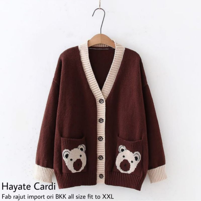 /Bajugantistore /Hayate Cardigan /Cardigan Bangkok /Cardigan Rajut /Cardigan Import /Rajut