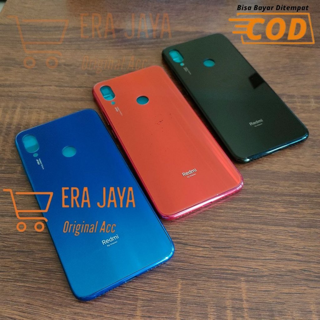 Backdoor Casing Fullset Xiaomi Redmi Note 7 Bekdor Kesing + Frame Lcd Tulang Tengah Xiomi Not 7