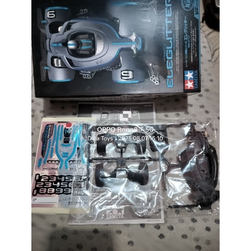 Tamiya 18100 Body Kap Eleglitter + Decal Dus Box