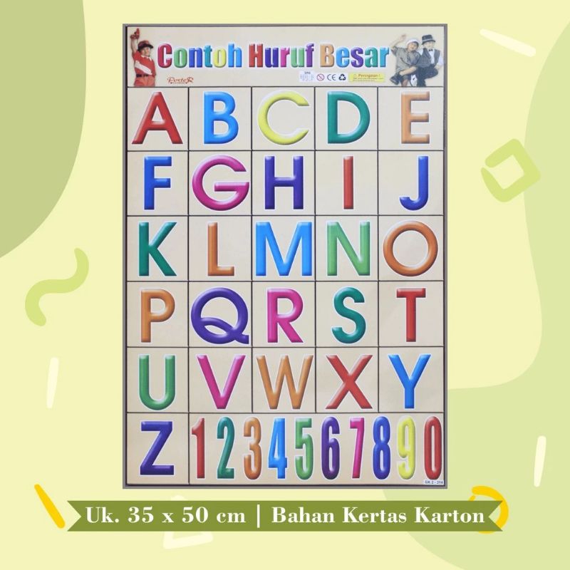 

Poster Edukasi Anak Huruf Besar