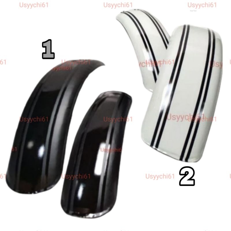 Spakbor Slebor Cat Motor Japstyle Bobber Custom Kombinasi warna List putih hitam