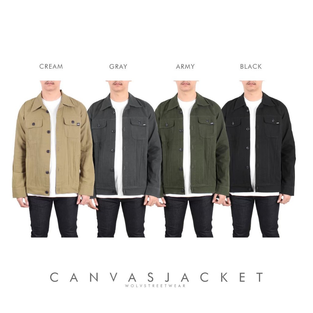 AKN - OUTERWEAR TRUCKER POCKET / JAKET KANVAS POCKET PRIA / JAKET CANVAS / JAKET DISTRO ORIGINAL