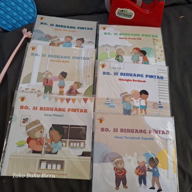 Buku cerita anak Bo, si beruang pintar