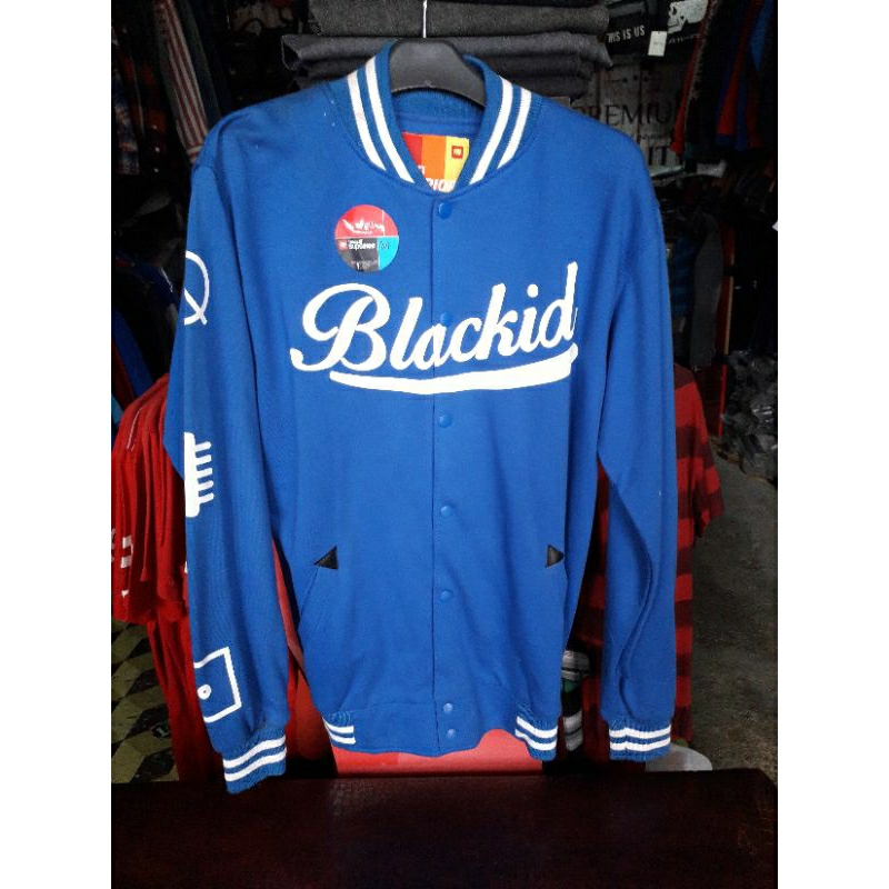 JAKET BASEBALL BLACKID ORIGINAL