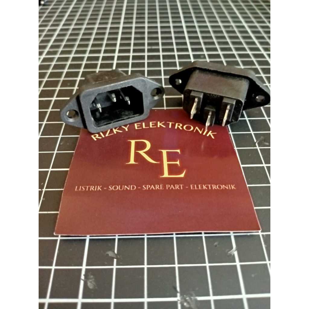 soket ac in power 3 pin