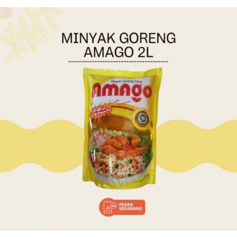 

Minyak AMAGO Refill 2 liter / minyak goreng murah /best seller