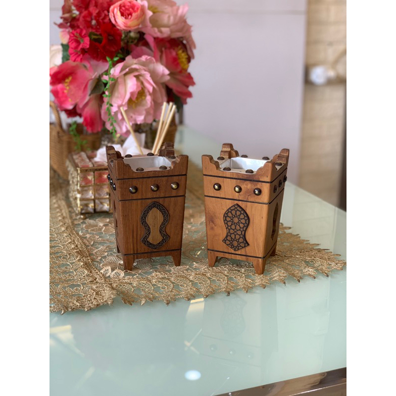 Mabkharah Kayu Jati Motif