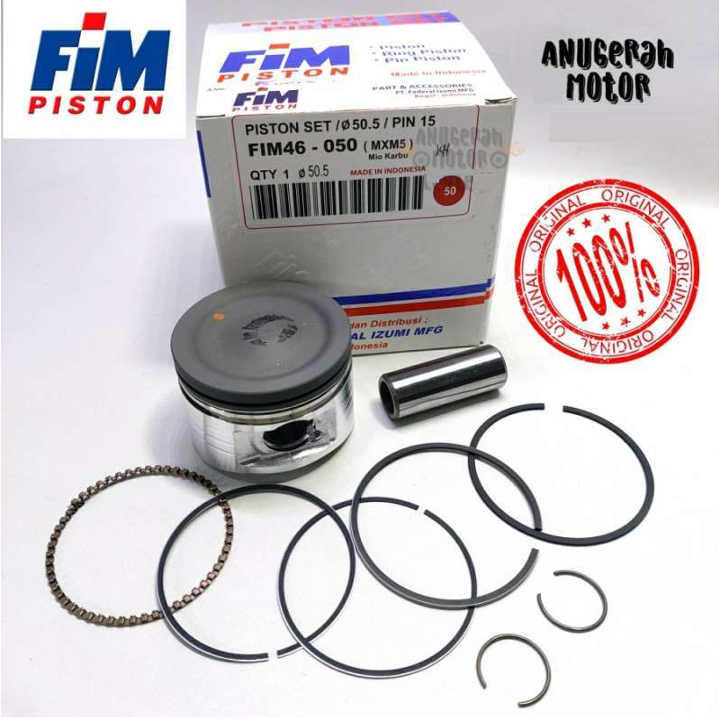 Piston FIM 46 Seher FIM mio smile Mio sporty Mio soul Fino Nouvo z,lele fim 46 os 50 100 150 200 pin