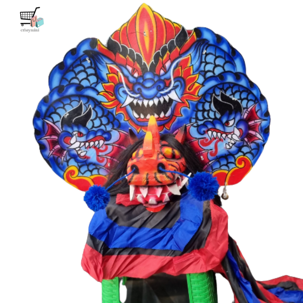 GRATIS ONGKIR✔✔BARONGAN CAPLOK KAYU DEVIL BESAR  full set /BARONGAN CAPLOK KAYU DEVIL BESAR / Barong
