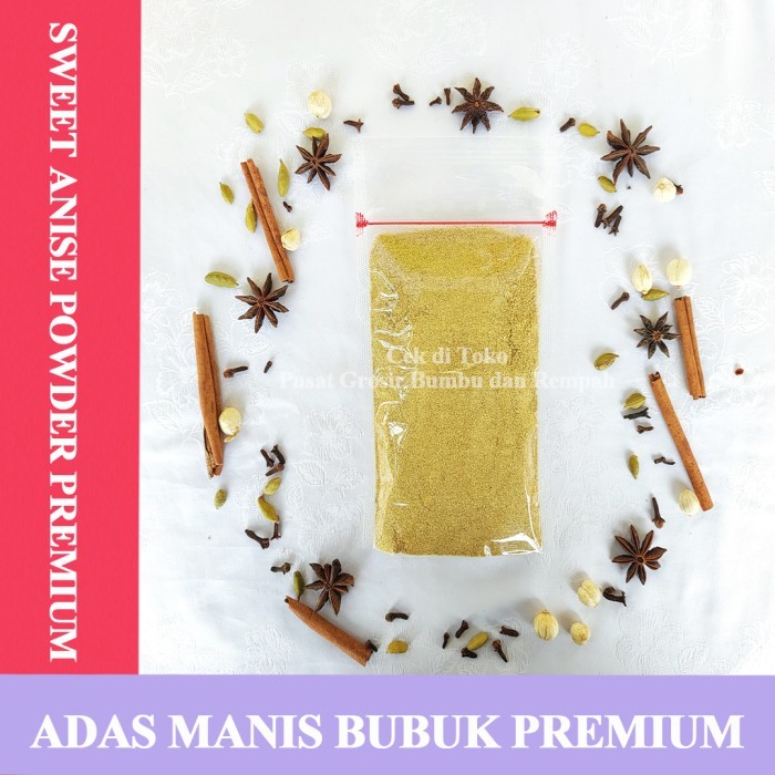 

Adas Bubuk 250 gr / Adas Bubuk / Fennel Powder Pilihan 250 gr