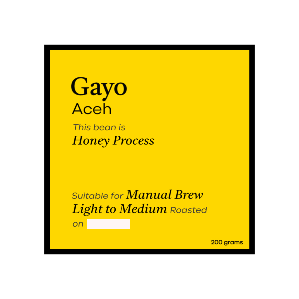 

Kopi Gayo Honey Arabika
