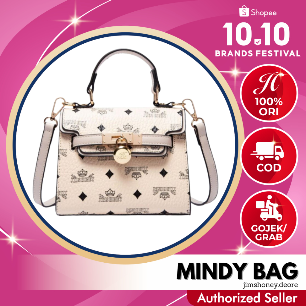 JIMS HONEY MINDY BAG Tas Selempang Wanita Cewek Fashion Cantik Tote JH Ori Handbag Murah