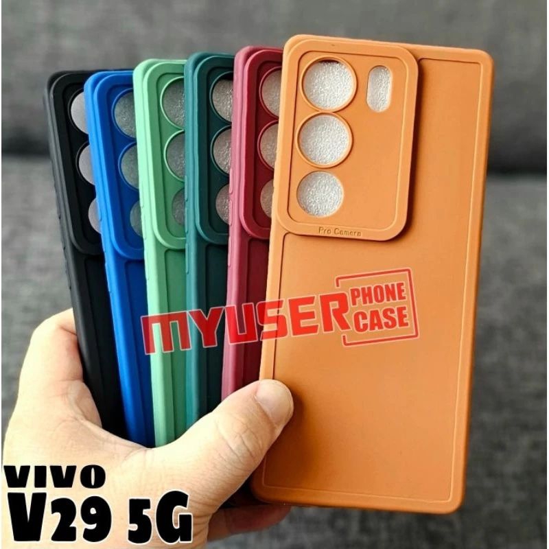 SOFTCASE VIVO 29 5G/V27 5G PRO CAMERA MACARON